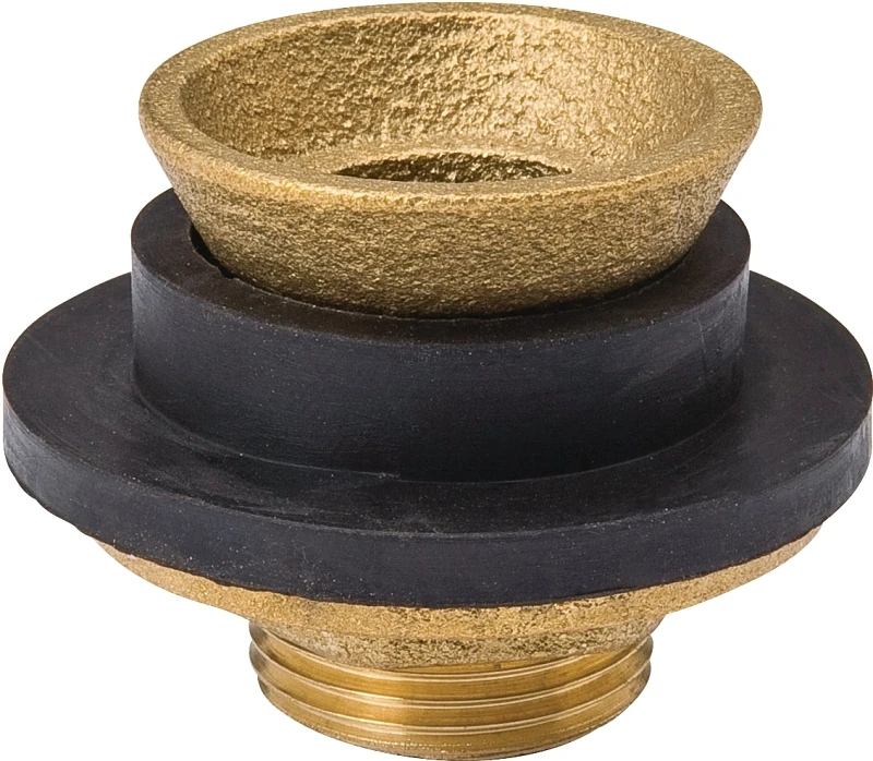 Closet Spud Brass 2x2 With Rubber Washer - Model 150-209