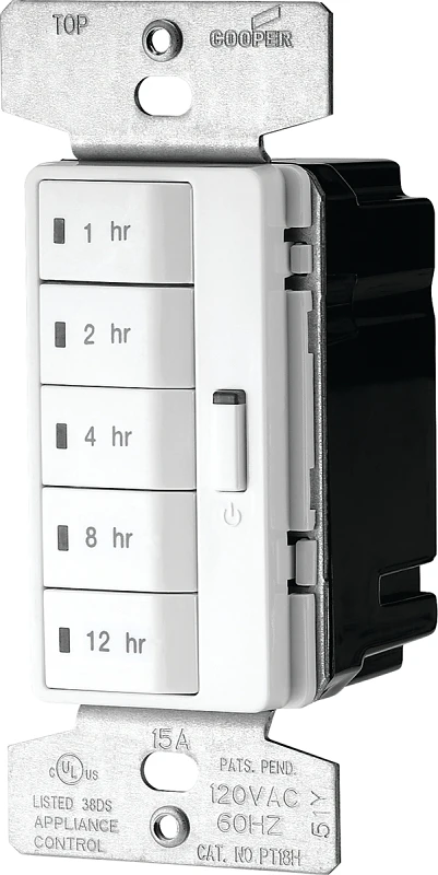 Accell 1800-watt 12-hour Digital Indoor Timer Control - White