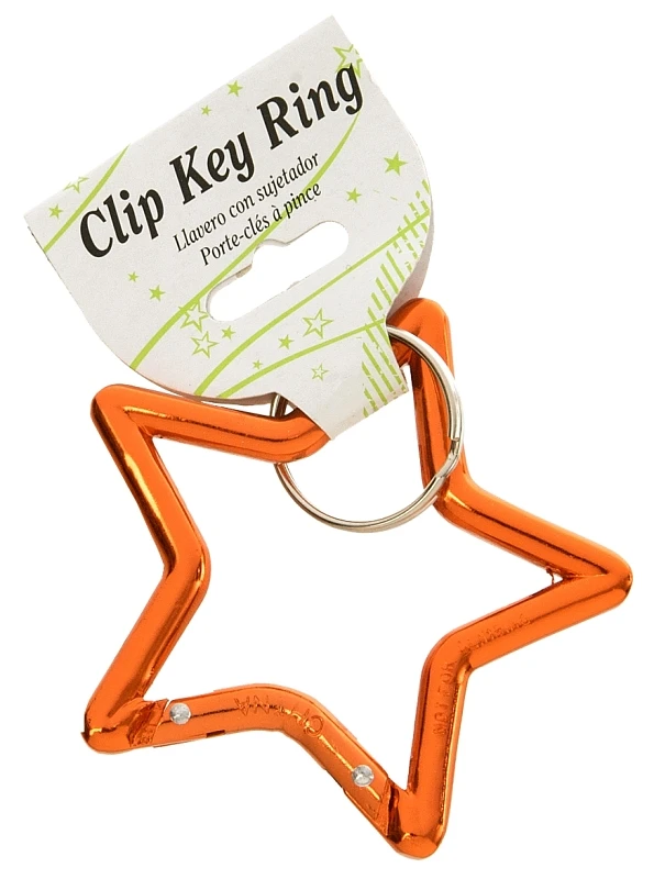 Hy-ko 2go Aluminum Assorted Split Ring Carabiner Key Chain - Model Kh495