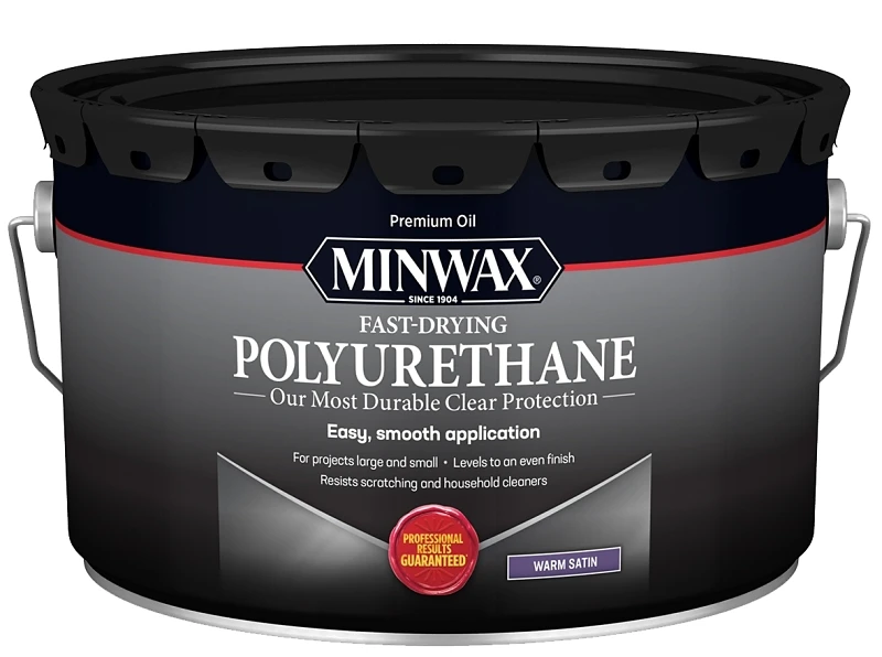 Oil-based Fast Drying Polyurethane, 2.5 Gallon Can, Clear Finish