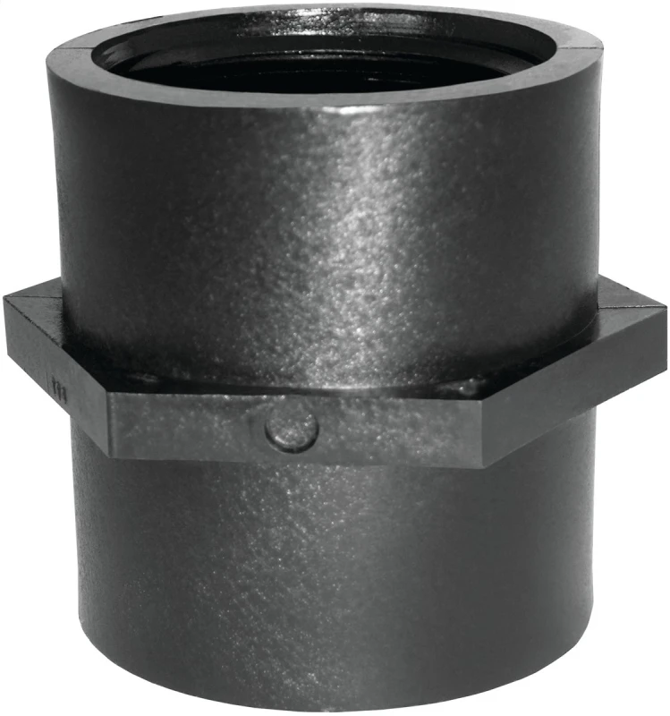 Ftc 114 P Pipe Coupling, 1-1/4 In Female Npt, Durable Polypropylene