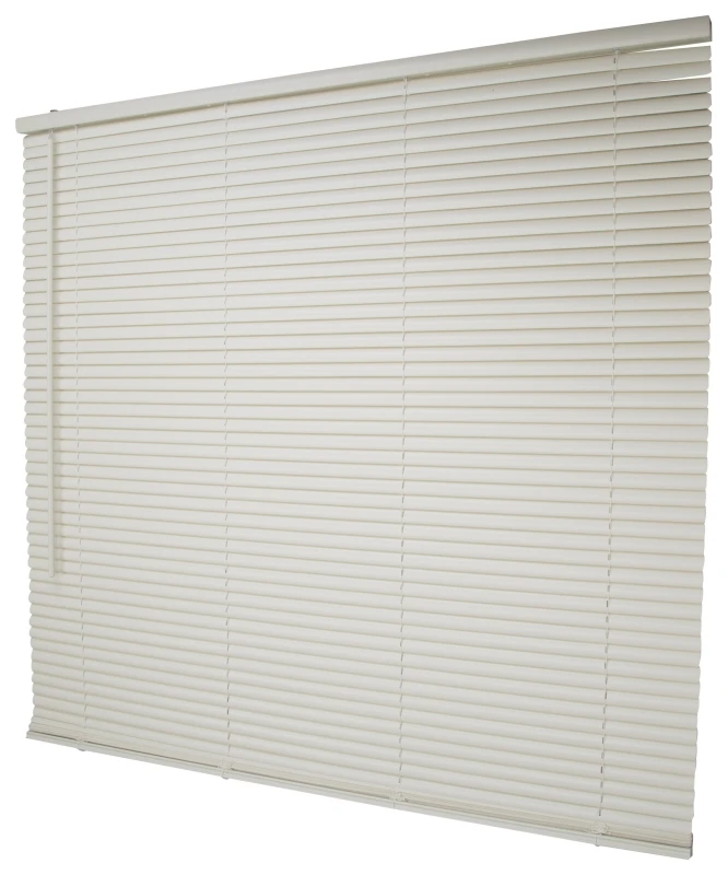 Pvcmb-13aa Cordless Vinyl Blind, 64 In L X 43 In W, Alabaster