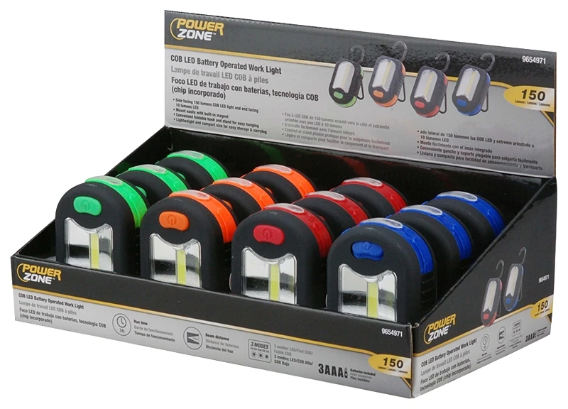 200 Lumens Cob Led Work Light With Stand - Portable And Versatile