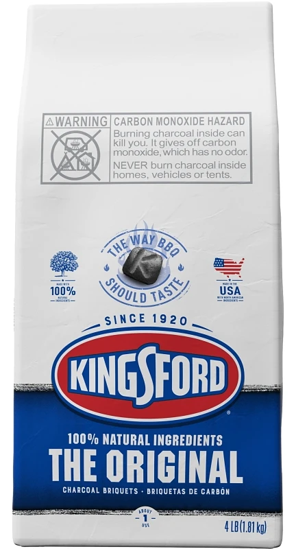 10044600320707 Original Wood Charcoal Briquettes, 4 Lb Bag For Grilling
