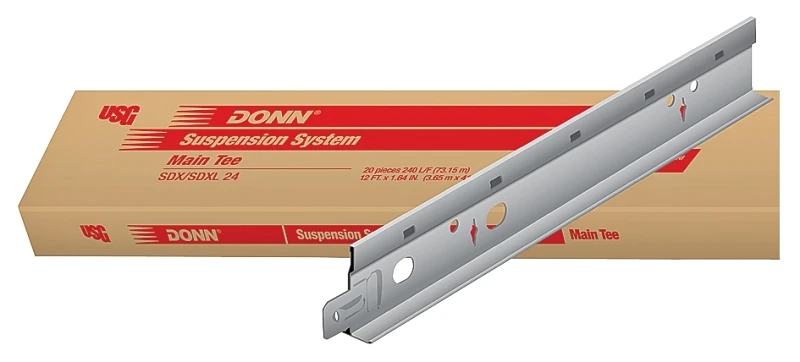 12 Ft. X 1-1/2 In. White Steel Fire Resistant Main Tee Sdx/sdxl24