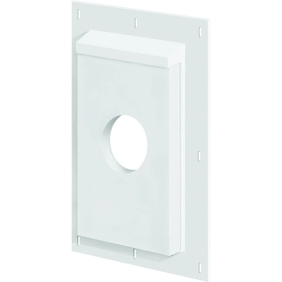 Sturdimount Oversize Trim White Vinyl Universal Mounting Block 11.6 In X 18.25 In