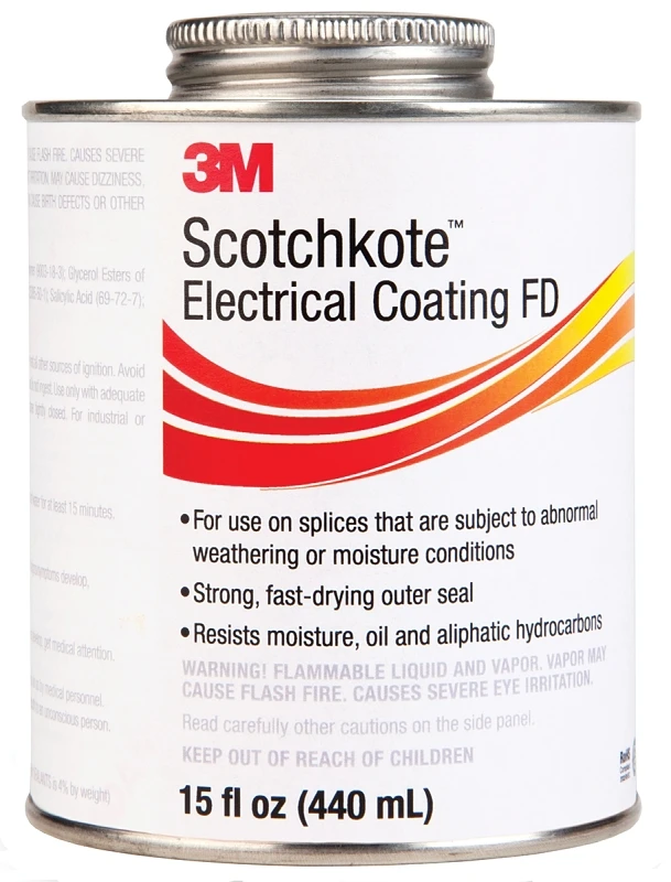 15 Oz. 3m Scotchkote Electrical Coating Fd - Fast-drying Sealant For Moisture Resistance