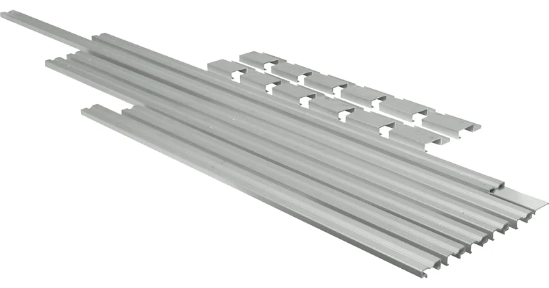 Screen Table Jig Set With Adjustable Aluminum Bars And Clips For Window Screens