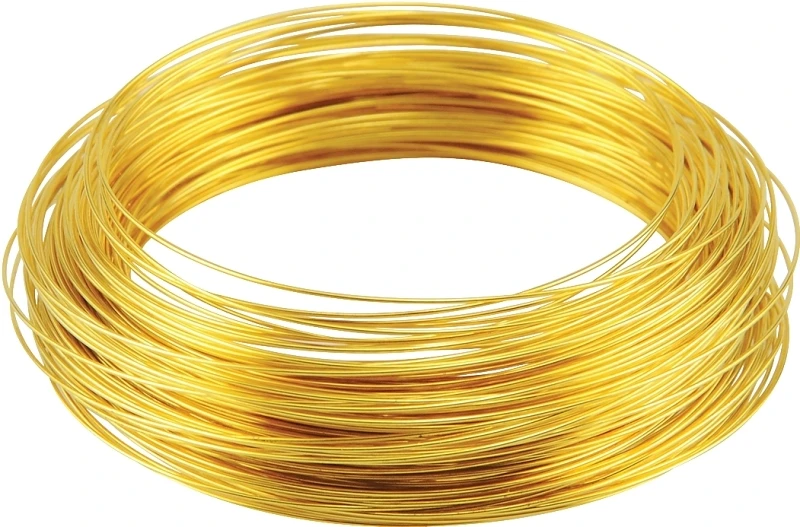 22 Gauge Brass Hobby Wire - 75 Feet Long, Flexible And Durable For Various Projects