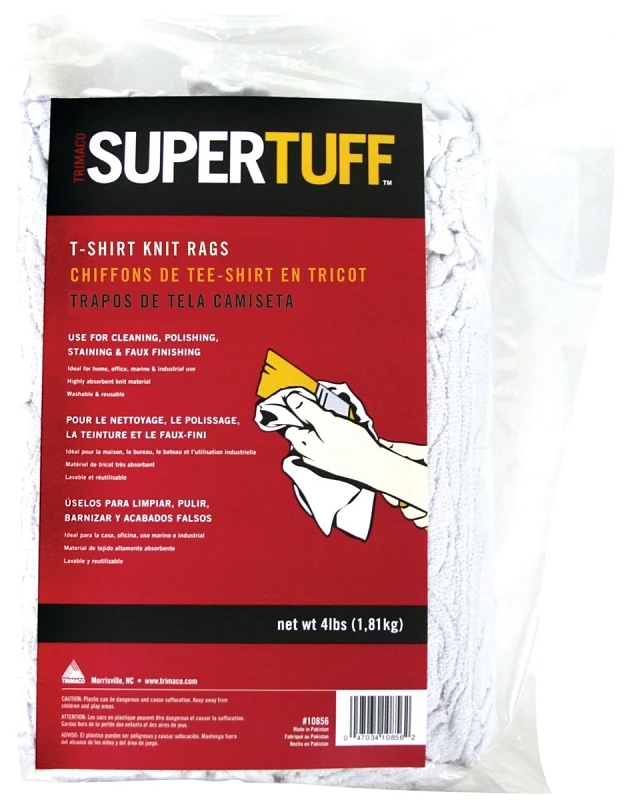 10852 Supertuff T-shirt Knit Painter's Rags - 4 Lb. Mini Bale