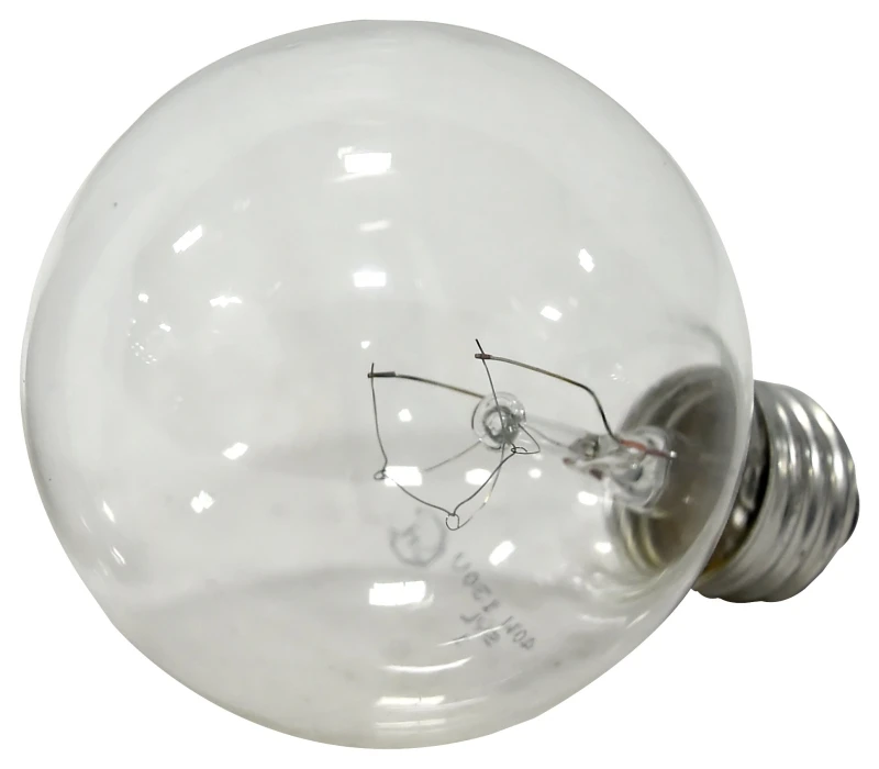 40-watt G25 Clear Globe Light Bulb 130v (6-pack) Model 14191