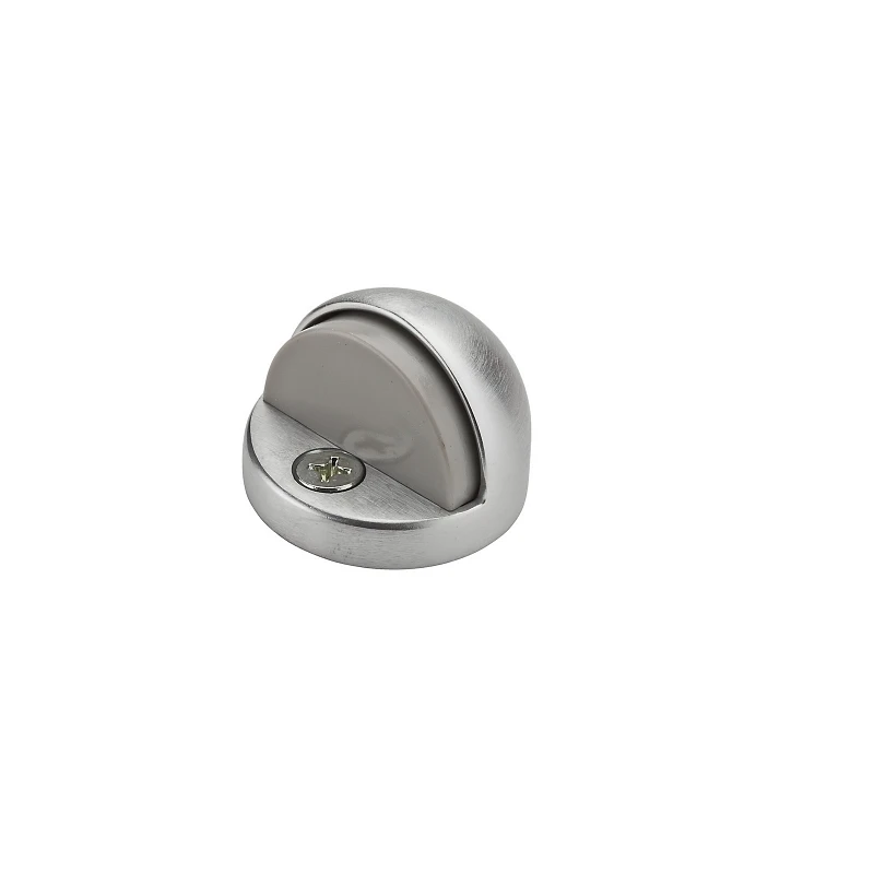 High Dome Chrome-plated Floor Door Stop With Mounting Screws, Model N215-814