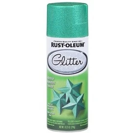 Specialty Glitter Spray Paint, Turquoise, 10.25-oz.