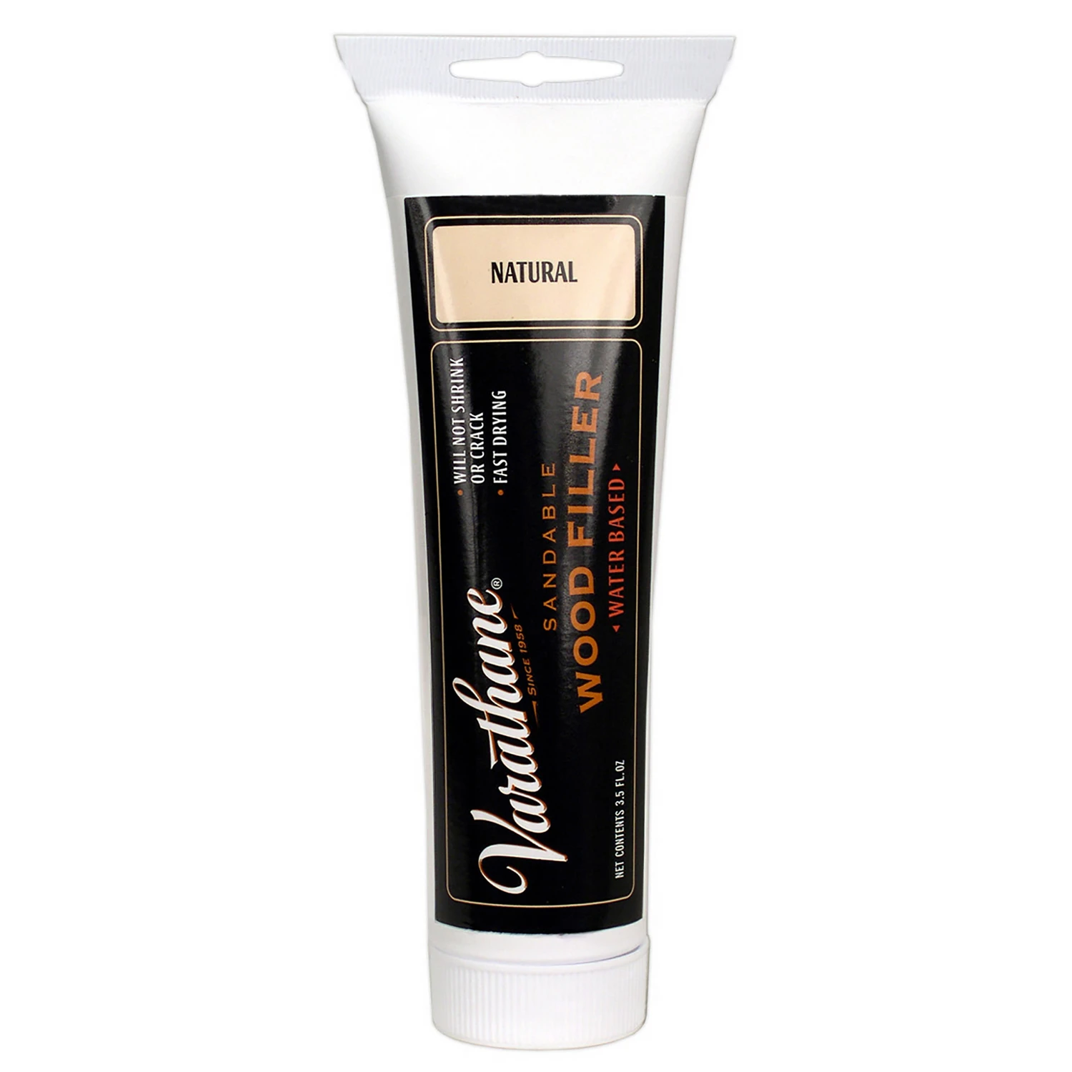 Wood Filler, Natural, 3.5-oz.