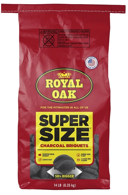 Super Size Charcoal Briquets, 14 Lb.