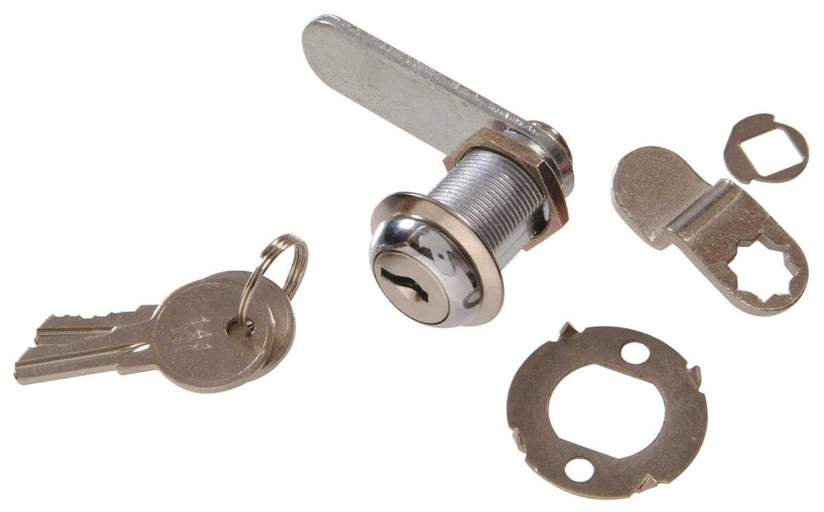 852234 Zinc Plated Utility Lock, 1/2 Inch, Single Item