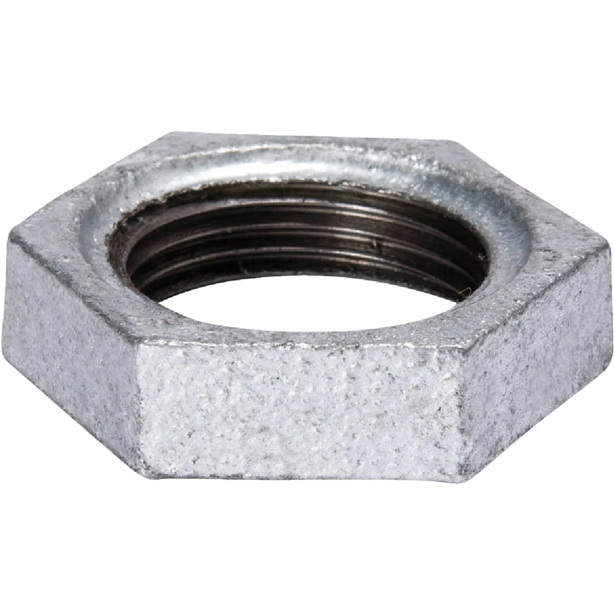 1 Inch Malleable Iron Galvanized Lock Nut - Durable Pipe Fitting