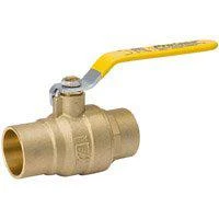 Ball Valve, Solder, 2-In.