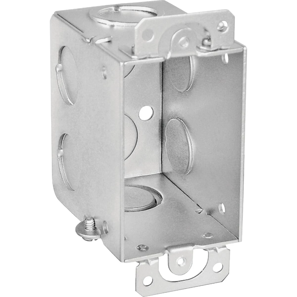 1-gang Steel Welded Conduit Wall Box, Model G602-upc, 2.75" Depth