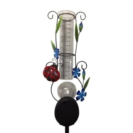 Headwind Consumer Products Ladybug Solar Deco Rain Gauge