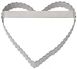 4-inch Crinkle Heart Cookie Cutter Set Of 2