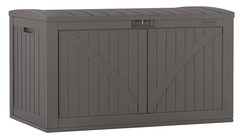 134 Gallon Resin Deck Box In Gray - Model Bmdb3425p