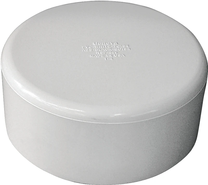 6 Inch Pvc Dwv Hub Pipe Cap For Drainage Systems