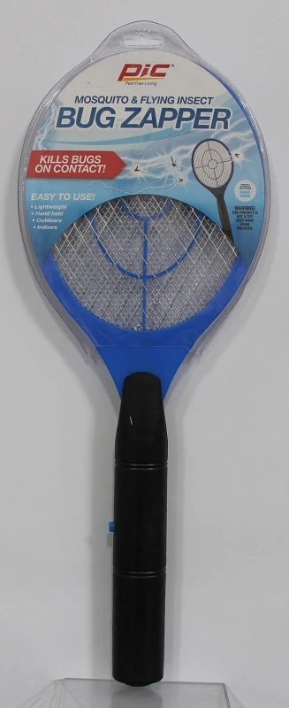 Zap-rak Flying Insect Zapper Racket, 12 Pk, Handheld Bug Zapper