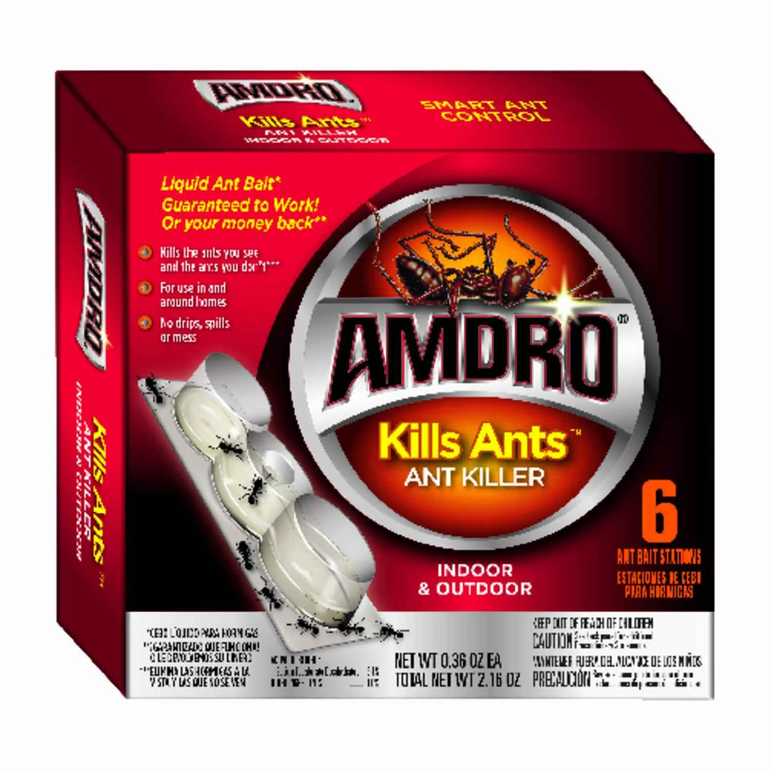 Kills Ants Liquid Ant Killer Bait Stations (6-Pack)