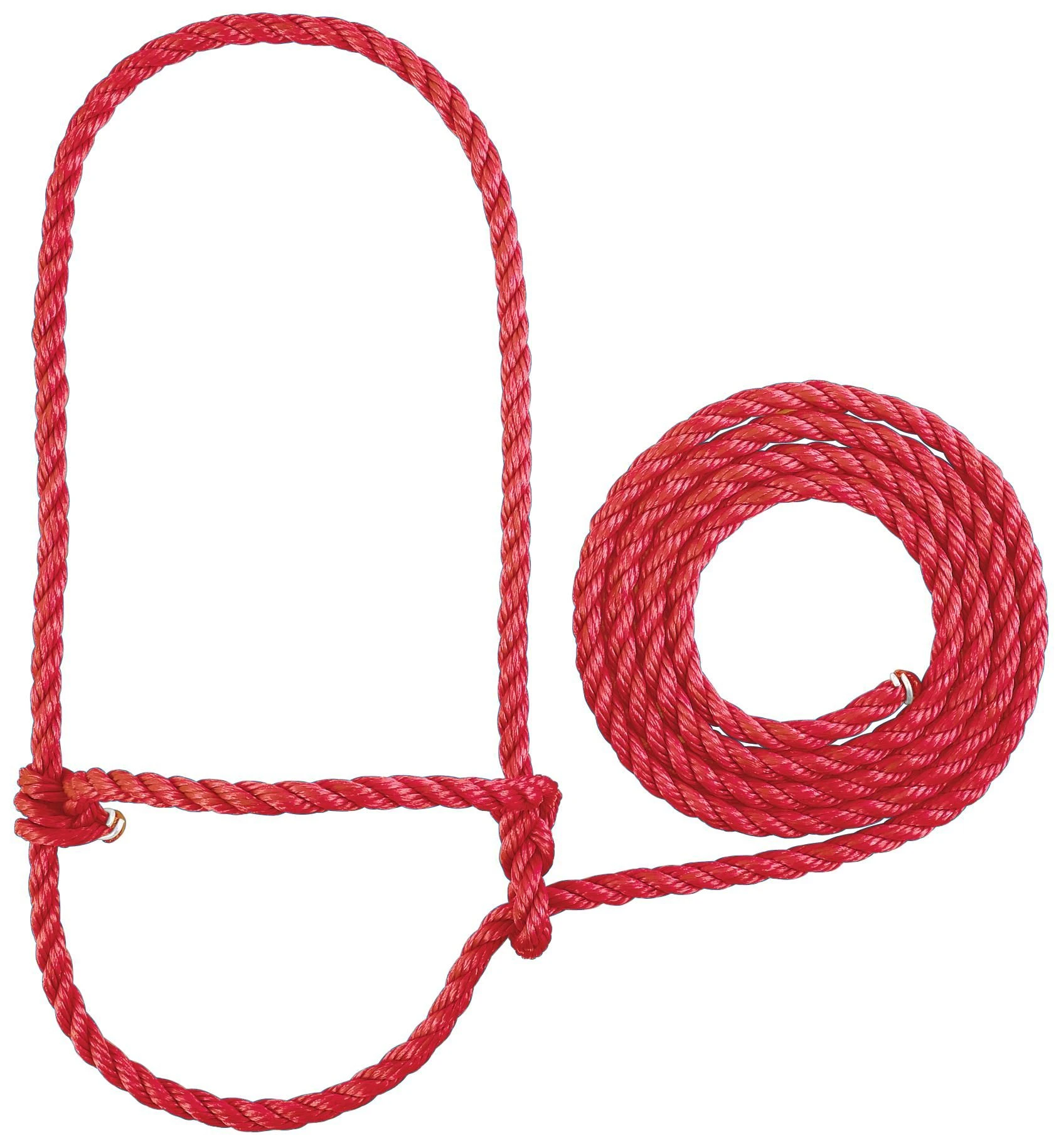 COW HALTER POLY RED