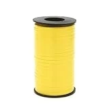 Daffodil Yellow Crimped Curling Ribbon - 3/16-inch Wide, 500-yard Spool