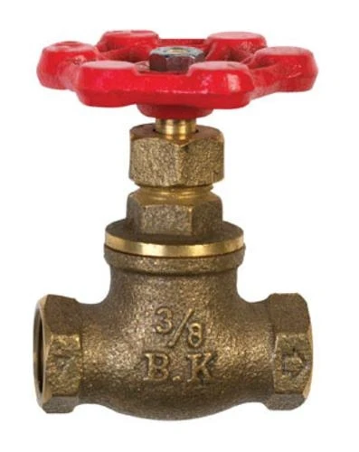 105-002nl Brass Stop Valve, 125 Psi For Plumbing Applications
