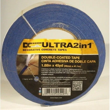 Dc Ultra 2 In 1 Decorative Concrete Double-coated Tape, 1.88 In X 45 Yds, Model Dcu48