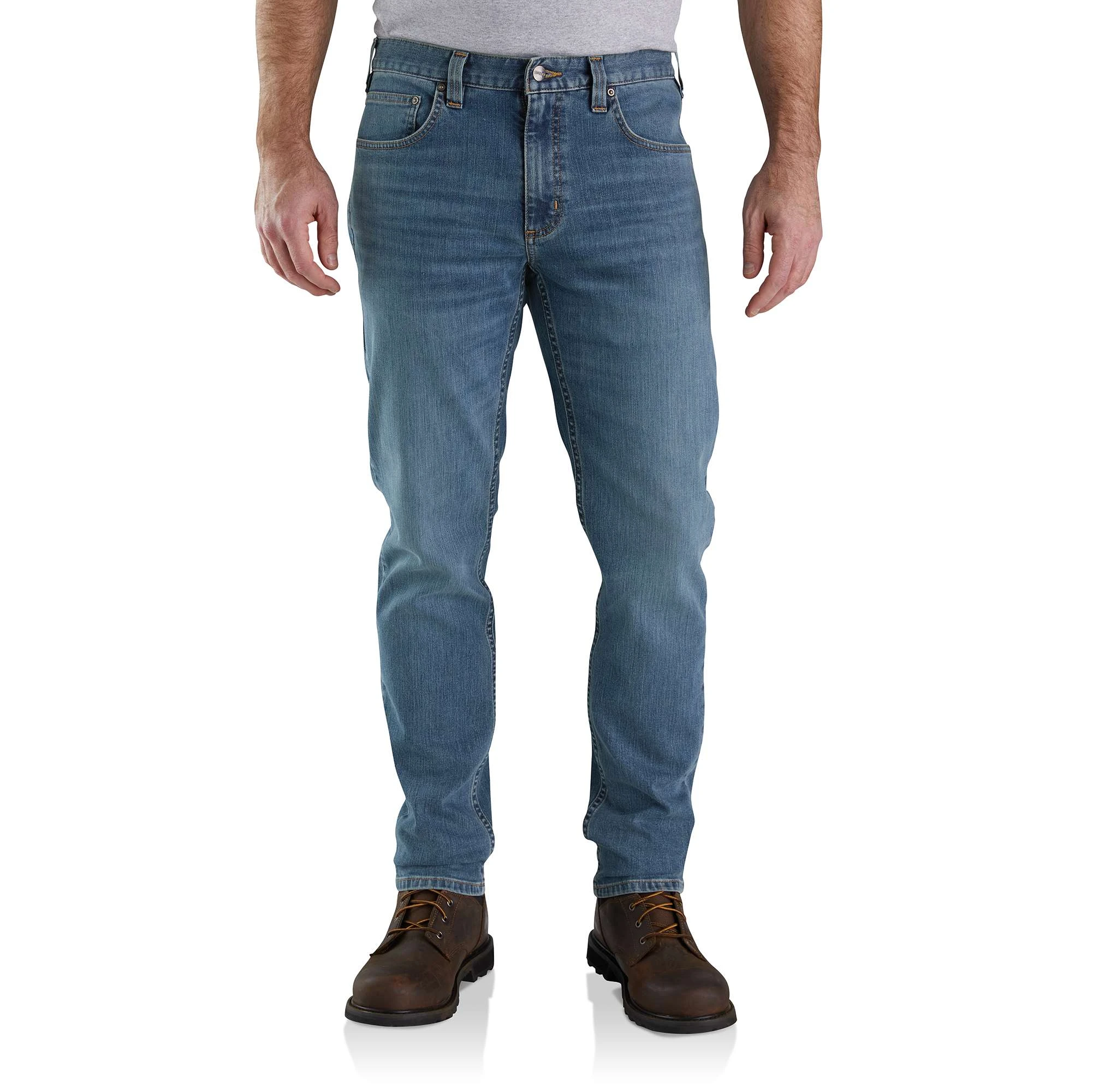 Rugged Flex Relaxed Fit Low Rise 5-pocket Tapered Jean W38 Arcadia