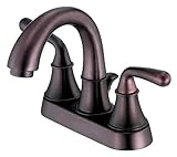 D301056rb Bannockburn Two Handle Centerset Lavatory Faucet, Oil Rubbed Bronze
