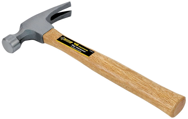 16 Oz Smooth Face Rip Hammer With Wood Handle - Model 2258515