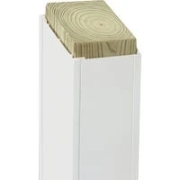 Wh6x6x120 Fluted Postwrap For 6" X 6" Posts