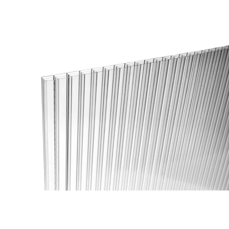 Clear Single Polycarbonate Sheet 48 In. W X 96 In. L X 1/4 In. Thick