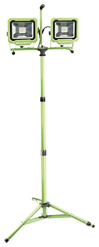 22 In. Led Dual-head Work Light With Tripod, 60 Watts, 6000 Lumens