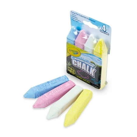 Crayola Sidewalk Chalk -4/Pkg