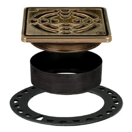 Kerdi-drain Grate Kit 4 Inch Oil-rubbed Bronze Finish