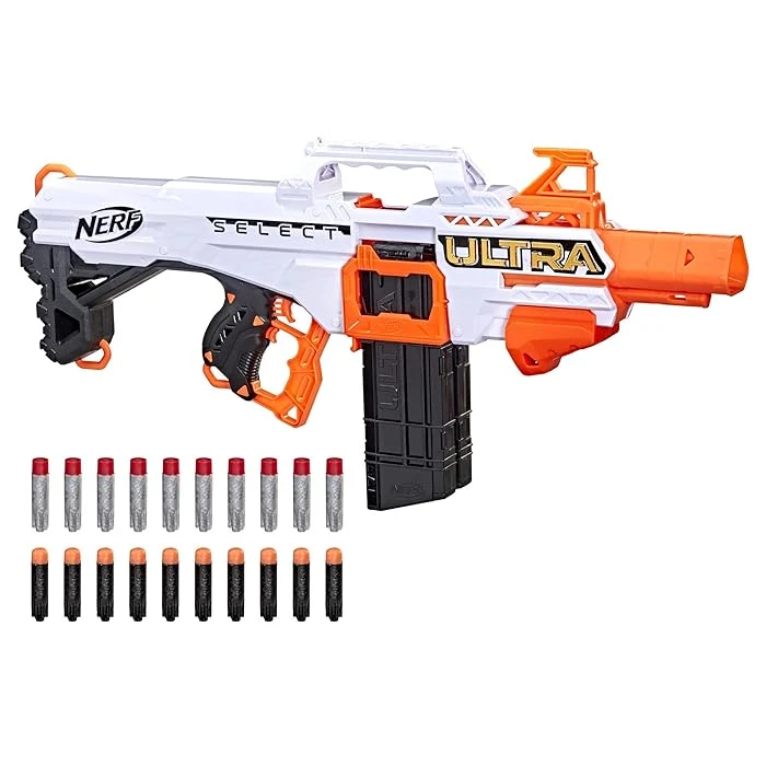 Ultra Select Fully Motorized Blaster With Clips And Darts For Distance Or Accuracy