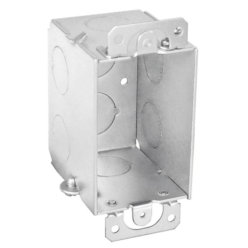 1-gang Steel Welded Conduit Wall Box, Model G601-upc, 2.5 In. Depth