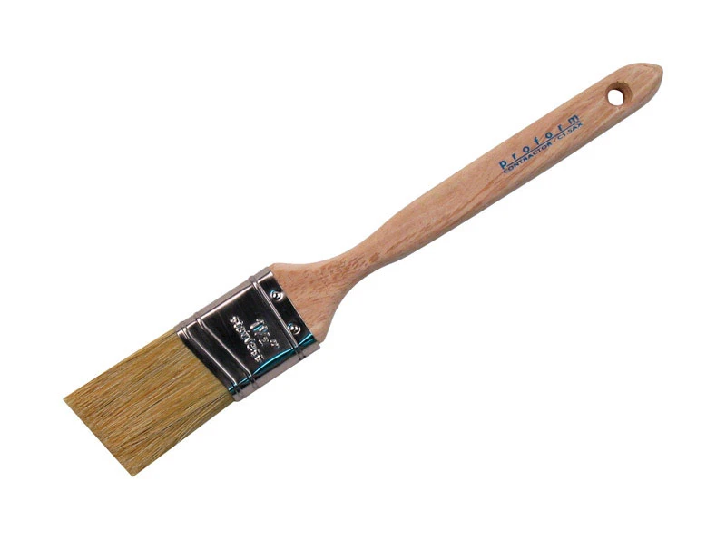 1-1/2 In. W Soft Angle Contractor Paint Brush With White China Bristles