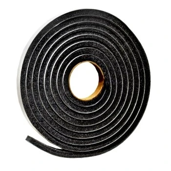 18-4 Charcoal Foam Tape, 3/8" X 1/2" X 17 Feet