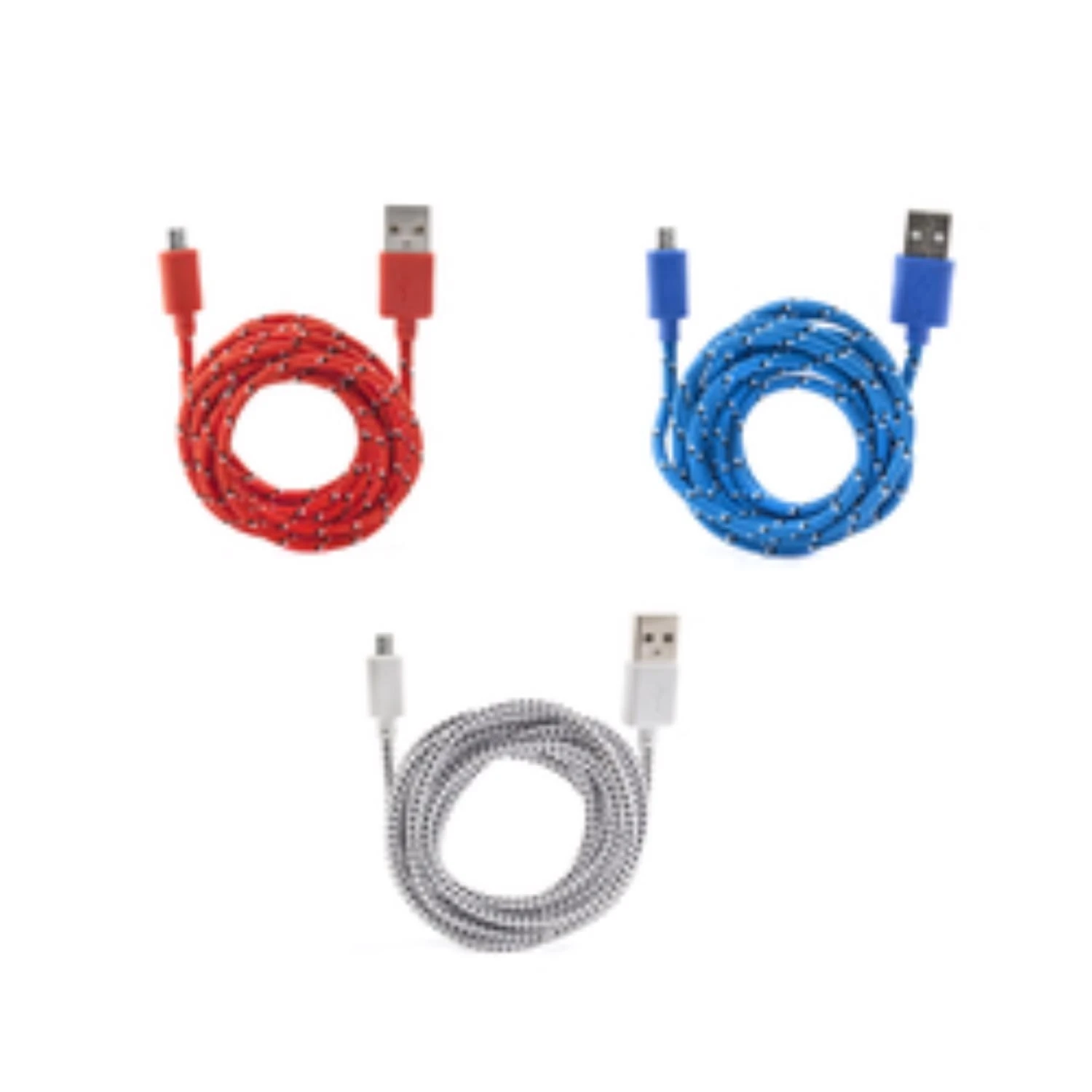 6 Ft. Long Micro Usb Charging Cable For Iphone 5, 5c, 5s, 6 And 6 Plus