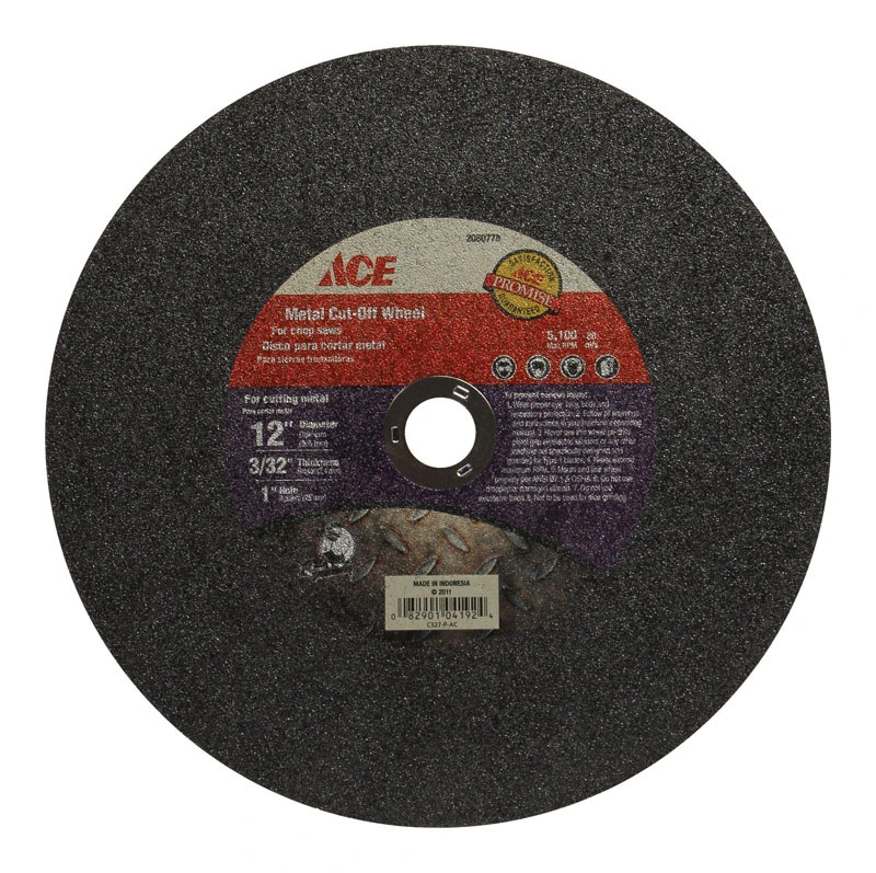 12 Inch Metal Cut-off Blade 0.09 Inch X 1 Inch For Gas Powered Saws
