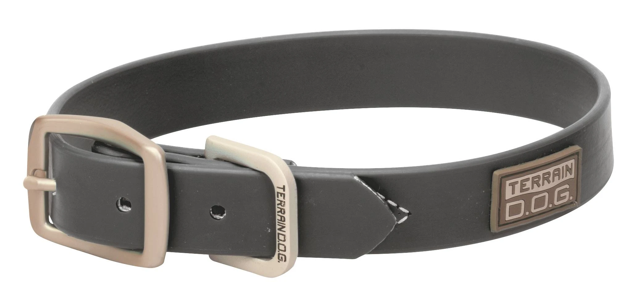 Terrain D.o.g. X-treme Adventure Dog Collar, Black, 1 Inch X 19 Inch