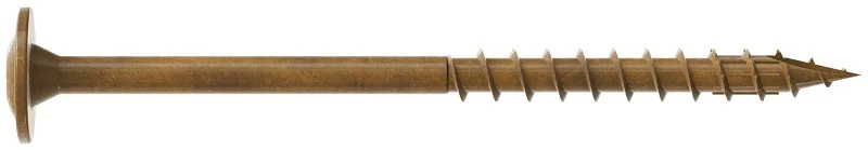 Simpson Strong-tie #8 X 2-1/2" Wafer-head Construction Screw 200 Pk With Quik Guard® Coating