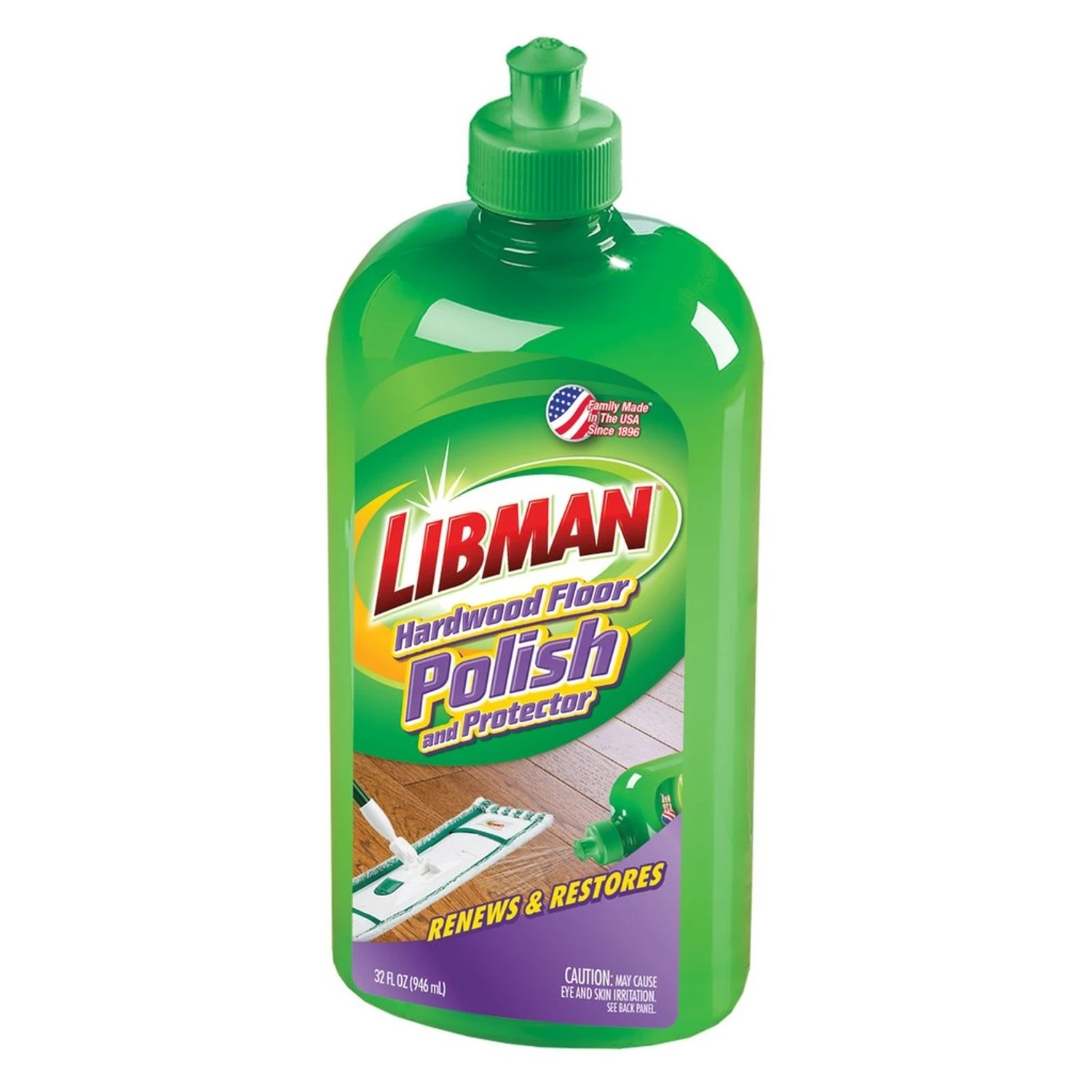 Hardwood Floor Polish And Protector Liquid 32 Oz For Gloss Restoration